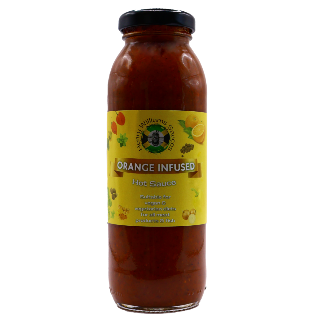 Bottle of Henry's Orange Infused Sauce